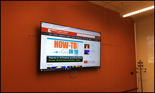 Image of Smart TV in Meeting Room 2